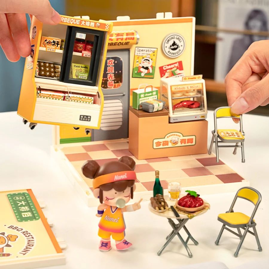 ROLIFE SUPER CREATOR: NIGHT OUT FOOD STALL (DW022) - MAQUETA MODULAR DIY CON LUCES LED - 4