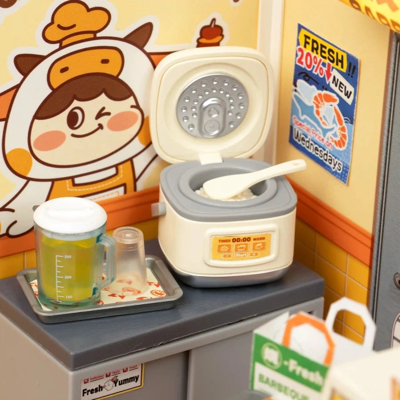 ROLIFE SUPER CREATOR: NIGHT OUT FOOD STALL (DW022) - MAQUETA MODULAR DIY CON LUCES LED - 5
