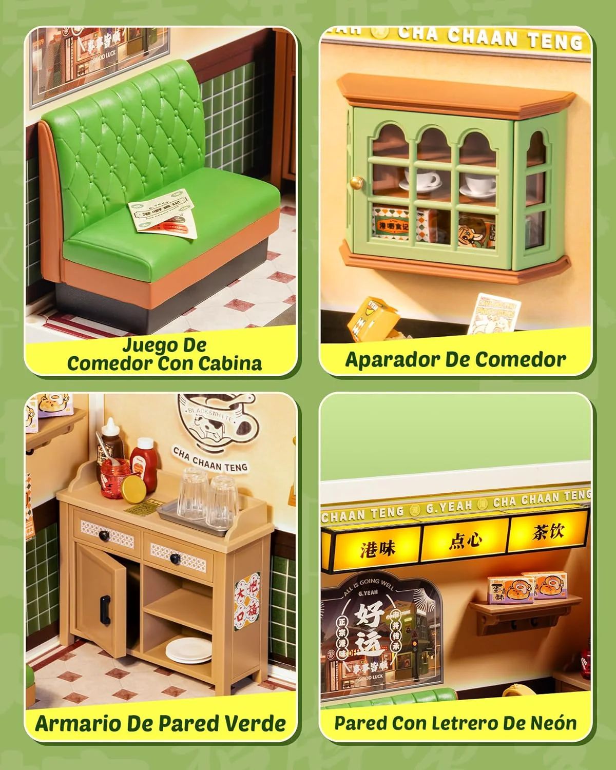 ROLIFE SUPER CREATOR: HONG KONG BITES CAFE  (DW021) - MAQUETA MODULAR DIY CON LUCES LED - 3