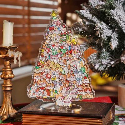 ROMPECABEZAS ACRILICO TOI: ARBOL DE NAVIDAD GATITOS ADORABLES (52 PIEZAS) - 2