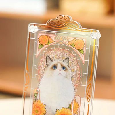 ROMPECABEZAS CAJA SORPRESA TOI: MUSHA CAT - ELEGANCIA FELINA EN MINIATURA (55 PIEZAS) - 5