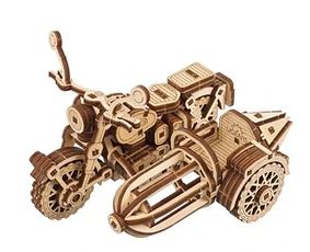 MOTOCICLETA VOLADORA DE HAGRID (HARRY POTTER) - MAQUETA DE MADERA (UGEARS) - 1