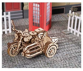 MOTOCICLETA VOLADORA DE HAGRID (HARRY POTTER) - MAQUETA DE MADERA (UGEARS) - 2