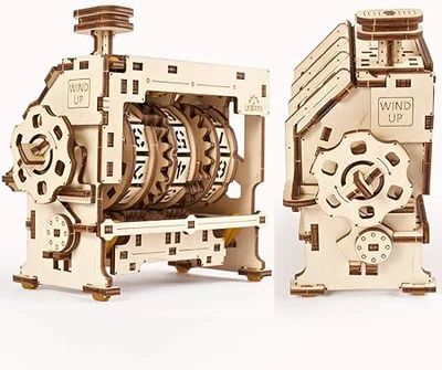 CONTADOR MECANICO (STEM LAB) - MAQUETA DE MADERA EDUCATIVA CON APP (UGEARS) - 3