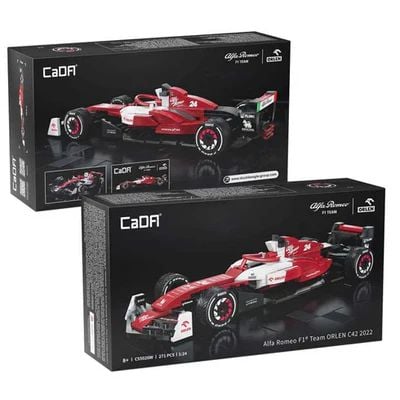 AUTO DE FORMULA 1 ALFA ROMEO C42 - SET DE BLOQUES PARA ARMAR 1:24 (CADA) - 1