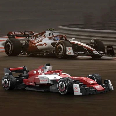 AUTO DE FORMULA 1 ALFA ROMEO C42 - SET DE BLOQUES PARA ARMAR 1:24 (CADA) - 3