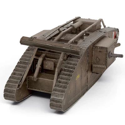 TANQUE BRITANICO MARK IV 1RA GUERR..MUNDIAL - MAQUETA 3D DE METAL -METAL EARTH- - 3