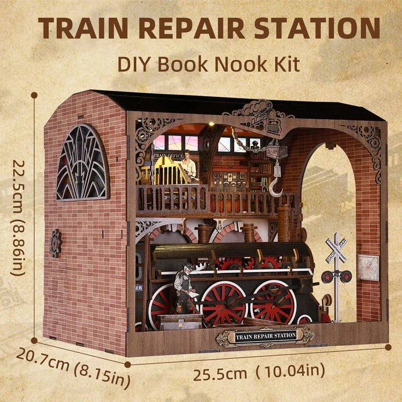 BOOKNOOK ESTACION DE REPARACION DE TREN - SEPARADOR DE LIBROS (CH06) - 3
