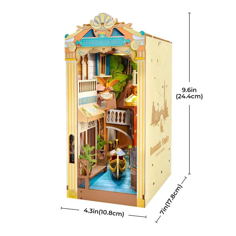 BOOKNOOK 3D 'ROMANTIC VENICE' - MAQUETA PARA ARMAR (ROLIFE) - 3