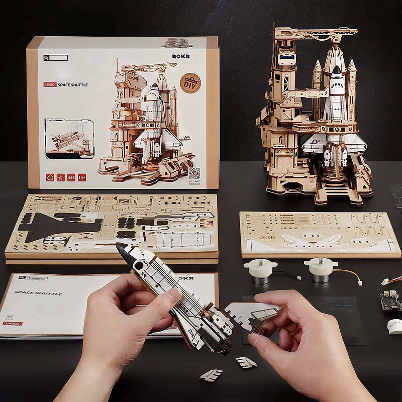 PUZZLE 3D TRANSBORDADOR ESPACIAL SPACE SHUTTLE - MODELO MECANICO (ROKR) - 3