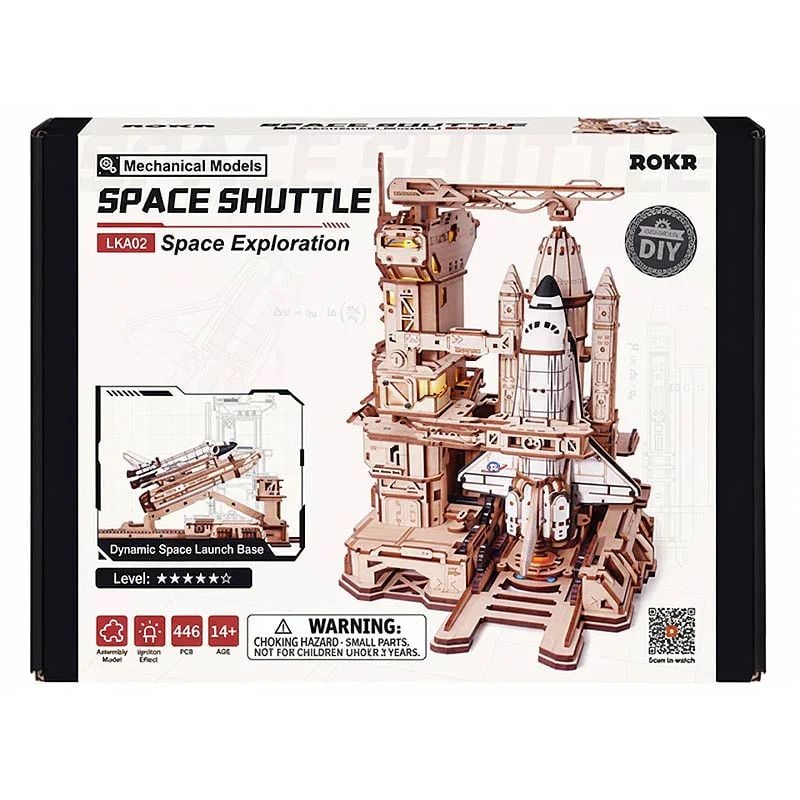 PUZZLE 3D TRANSBORDADOR ESPACIAL SPACE SHUTTLE - MODELO MECANICO (ROKR) - 4