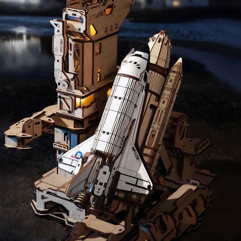 PUZZLE 3D TRANSBORDADOR ESPACIAL SPACE SHUTTLE - MODELO MECANICO (ROKR) - 7