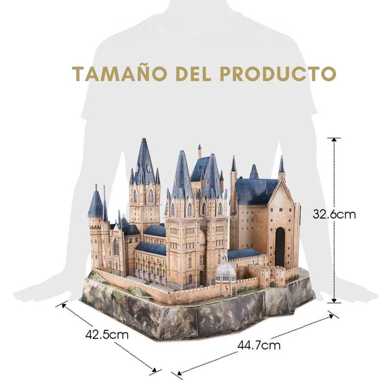 PUZZLE 3D TORRE DE ASTRONOMIA DE HOGWARTS (HARRY POTTER) - CUBICFUN - 2