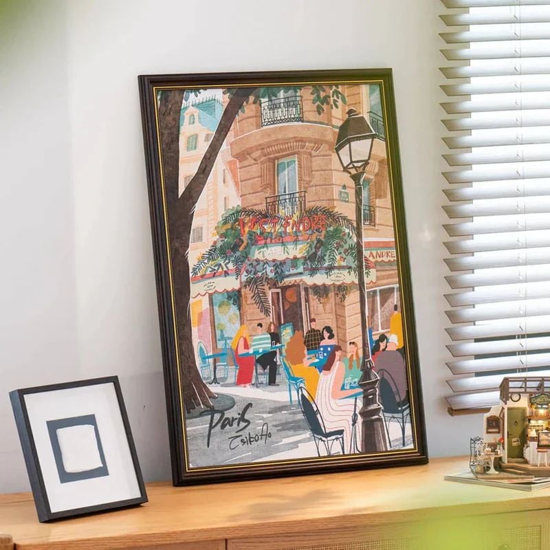 ROMPECABEZAS 1000 PIEZAS 'OCIO EN PARIS' - ESCENA PARISINA (ROLIFE) - 1
