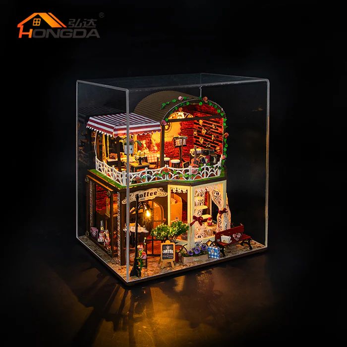 CAFETERIA DE RAYA'S TIME - MINIATURA DIY DE DOS PISOS (M2522) - 1