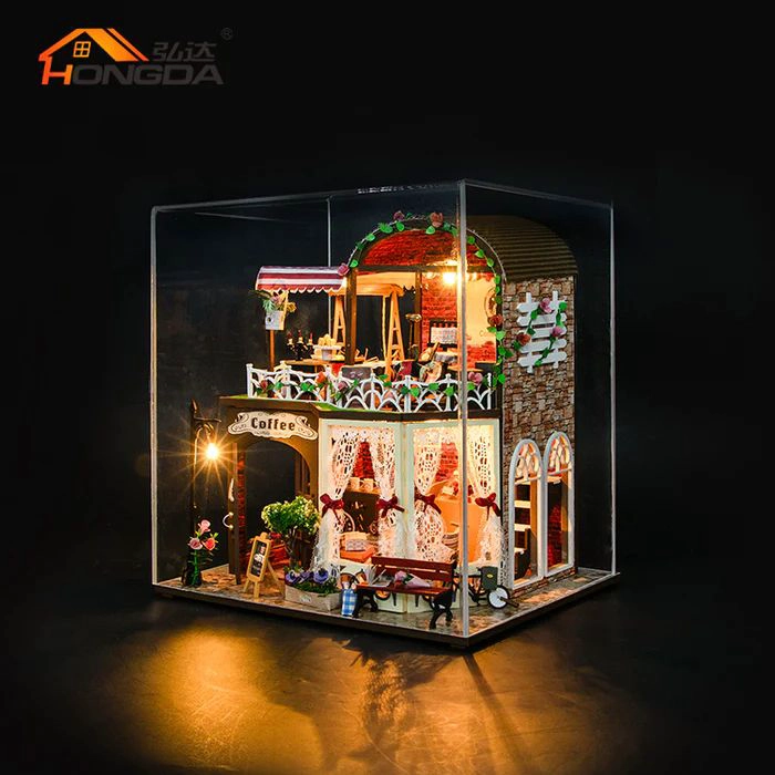 CAFETERIA DE RAYA'S TIME - MINIATURA DIY DE DOS PISOS (M2522) - 2
