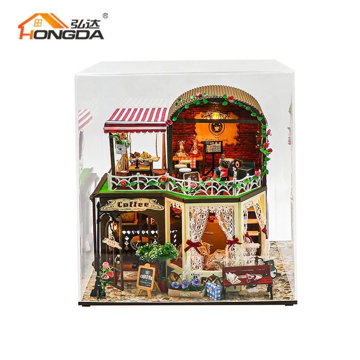 CAFETERIA DE RAYA'S TIME - MINIATURA DIY DE DOS PISOS (M2522) - 3