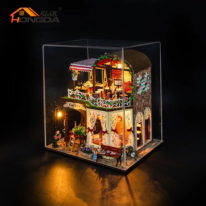 CAFETERIA DE RAYA'S TIME - MINIATURA DIY DE DOS PISOS (M2522) - 4