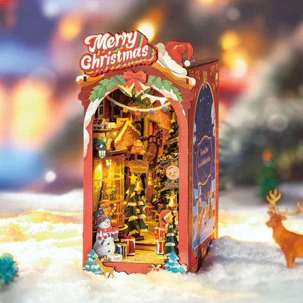 BOOK NOOK CALLE NAVIDEÑA - CHRISTMAS STREET DIORAMA 3D DIY (ROLIFE) - 2