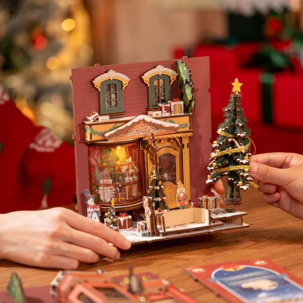 BOOK NOOK CALLE NAVIDEÑA - CHRISTMAS STREET DIORAMA 3D DIY (ROLIFE) - 3