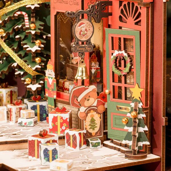 BOOK NOOK CALLE NAVIDEÑA - CHRISTMAS STREET DIORAMA 3D DIY (ROLIFE) - 4