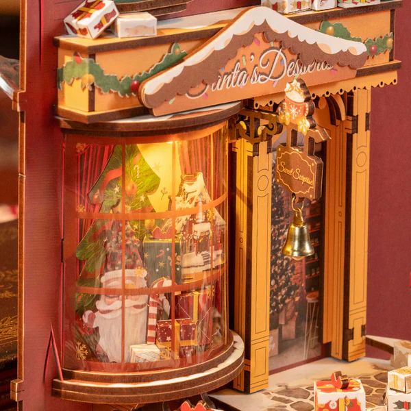 BOOK NOOK CALLE NAVIDEÑA - CHRISTMAS STREET DIORAMA 3D DIY (ROLIFE) - 5