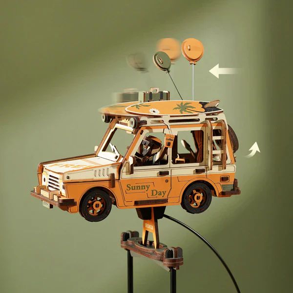 JEEP PE NDULO CINE TICO - ROAD TRIPPER JUGUETE DE EQUILIBRIO 3D DIY (ROKR) - 4
