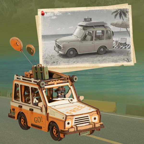 JEEP PE NDULO CINE TICO - ROAD TRIPPER JUGUETE DE EQUILIBRIO 3D DIY (ROKR) - 5
