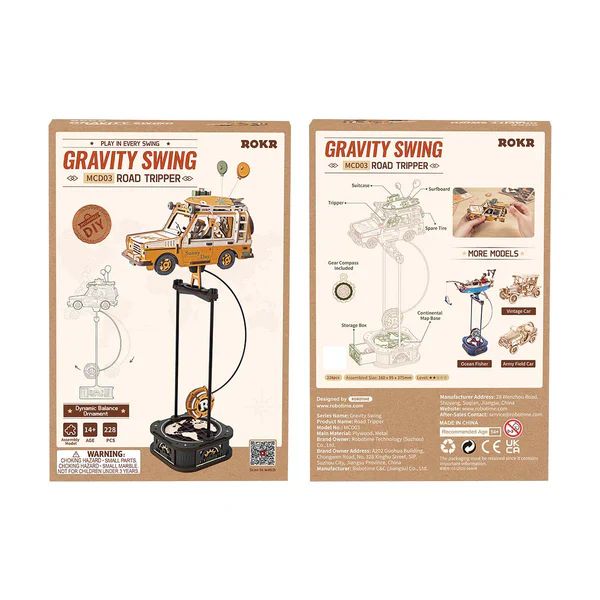 JEEP PE NDULO CINE TICO - ROAD TRIPPER JUGUETE DE EQUILIBRIO 3D DIY (ROKR) - 9