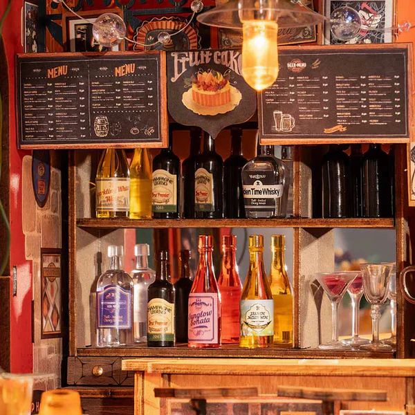 MINIATURA BAR & BISTRO EUROPEO - CHEERS BAR & DINING DIY (ROLIFE DG173) - 2