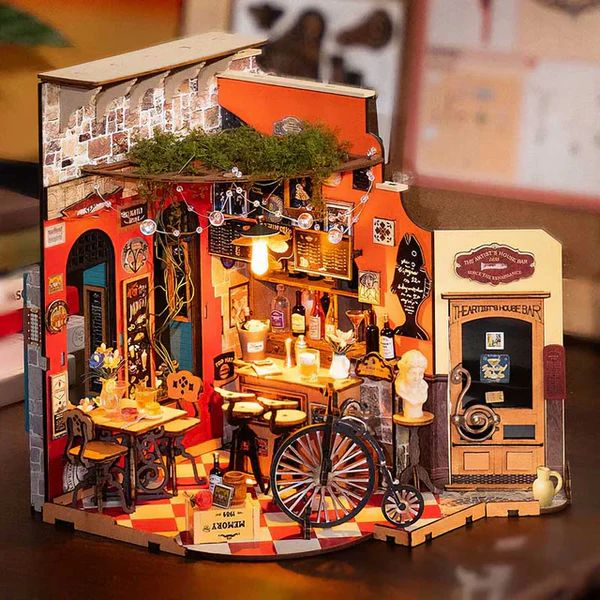 MINIATURA BAR & BISTRO EUROPEO - CHEERS BAR & DINING DIY (ROLIFE DG173) - 5