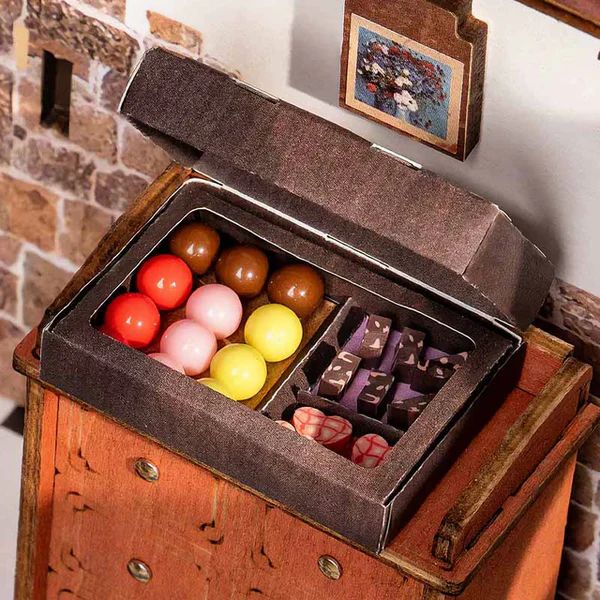 MINIATURA CHOCOLATERIA VINTAGE - HENRY'S CHOCOLATE SHOP DIY (ROLIFE) - 2