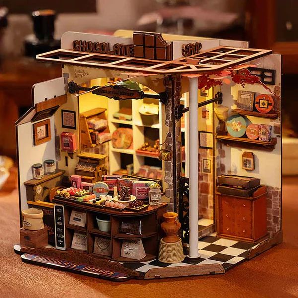 MINIATURA CHOCOLATERIA VINTAGE - HENRY'S CHOCOLATE SHOP DIY (ROLIFE) - 4
