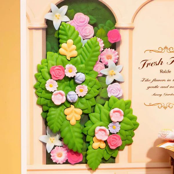 MINIATURA TIENDA DE FLORES - FRESH FLOWER SHOP DIY KAWAII (ROLIFE) - 3