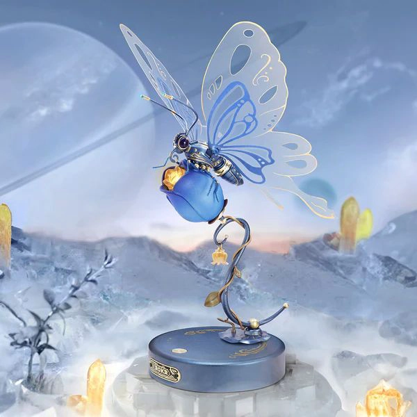 MARIPOSA MECANICA DIY - PUZZLE 3D CON MOVIMIENTO (ROKR BUTTERFLY) - 8