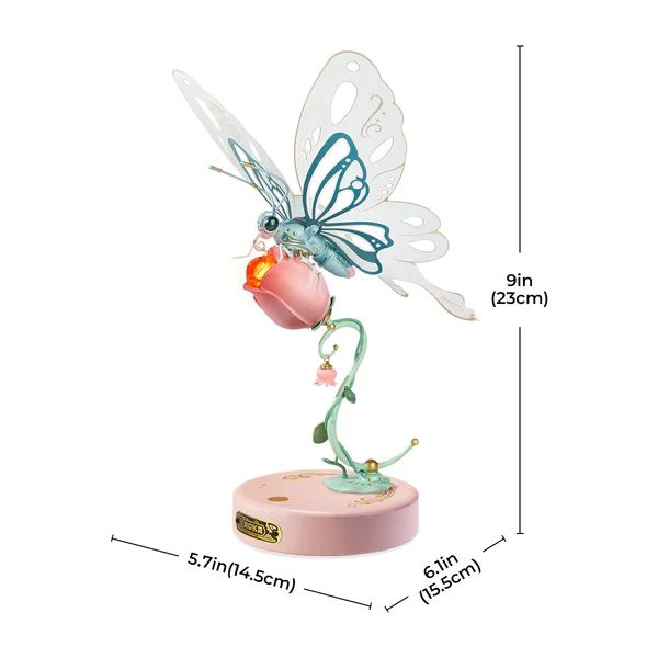 MARIPOSA MECANICA DIY - PUZZLE 3D CON MOVIMIENTO (ROKR BUTTERFLY) - 9