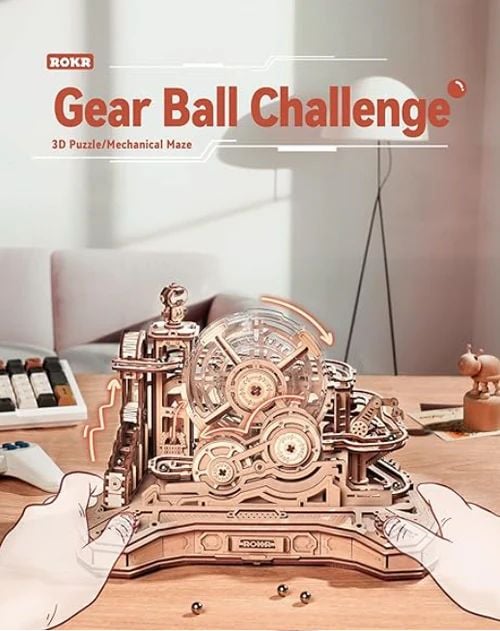 MARBLE RUN CHALLENGE - LABERINTO DE BOLAS 3D INTERACTIVO (ROKR GEARBALL SCRAMBLE) - 1