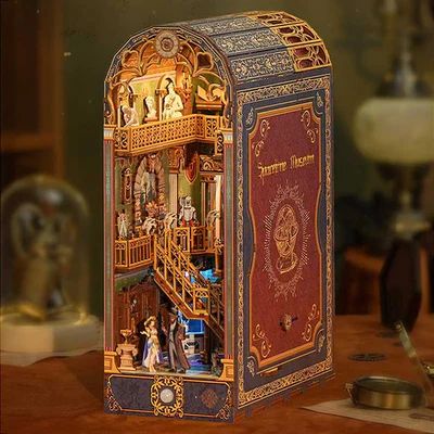 BOOKNOOK 3D 'SPACETIME MUSEUM' - MAQUETA INTERACTIVA CON LUZ Y SENSOR (TONECHEER) - 2