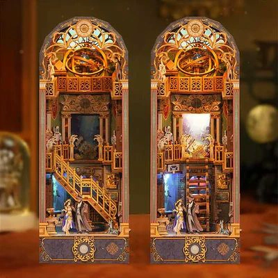 BOOKNOOK 3D 'SPACETIME MUSEUM' - MAQUETA INTERACTIVA CON LUZ Y SENSOR (TONECHEER) - 4