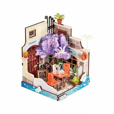 MINIATURA DIY 'SEA HOLIDAY RESTAURANT' - MAQUETA PARA ARMAR (ROBOTIME) - 1