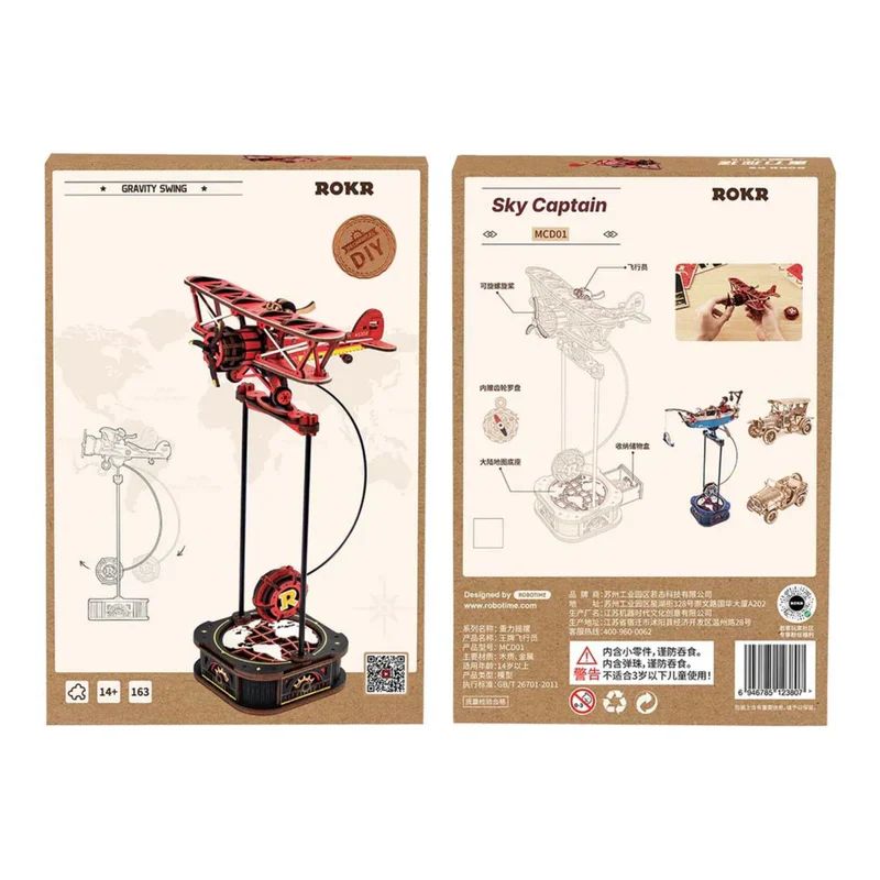 PUZZLE 3D PE NDULO 'SKY CAPTAIN' - MAQUETA CINE TICA PARA ARMAR (ROKR) - 7