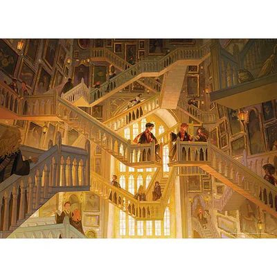 ROMPECABEZAS 1000 PIEZAS HARRY POTTER 'ESCALERAS MOVEDIZAS' (TOI) - 1