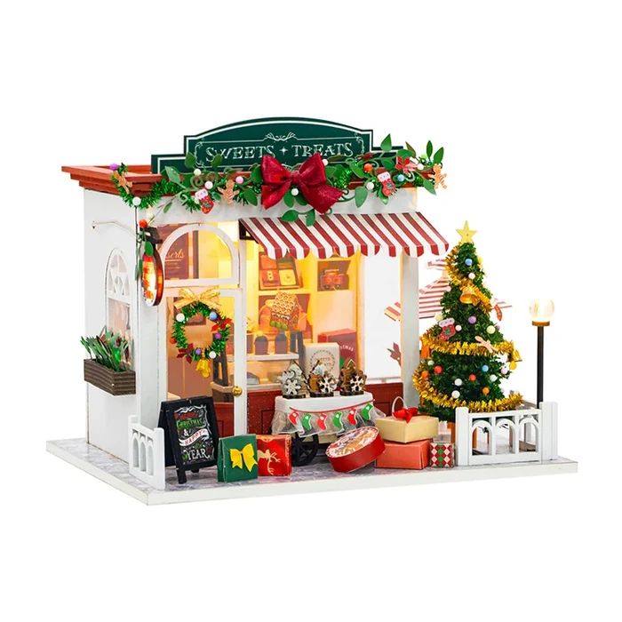 CASITA MINIATURA NAVIDEÑA 'SWEETS TREATS' – KIT DIY CON LUCES LED PC2319 - 3