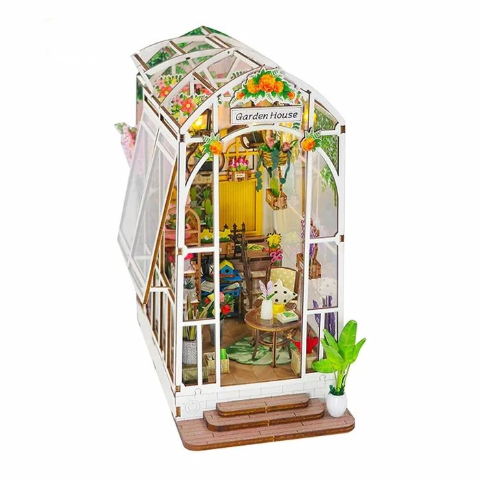 INVERNADERO MINIATURA - SEPARADOR DE LIBROS ARMABLE - BOOKNOOK M2313 - 2