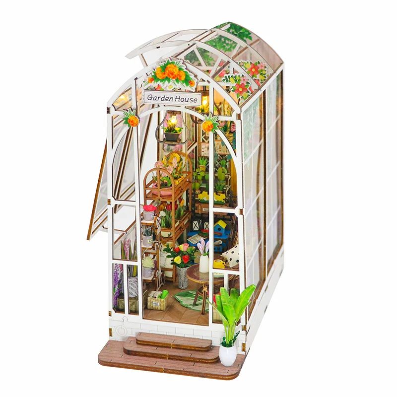 INVERNADERO MINIATURA - SEPARADOR DE LIBROS ARMABLE - BOOKNOOK M2313 - 6