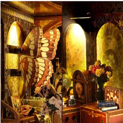 SEPARADOR DE LIBROS - MUNDO MARIPOSA - BOOKNOOK - 3