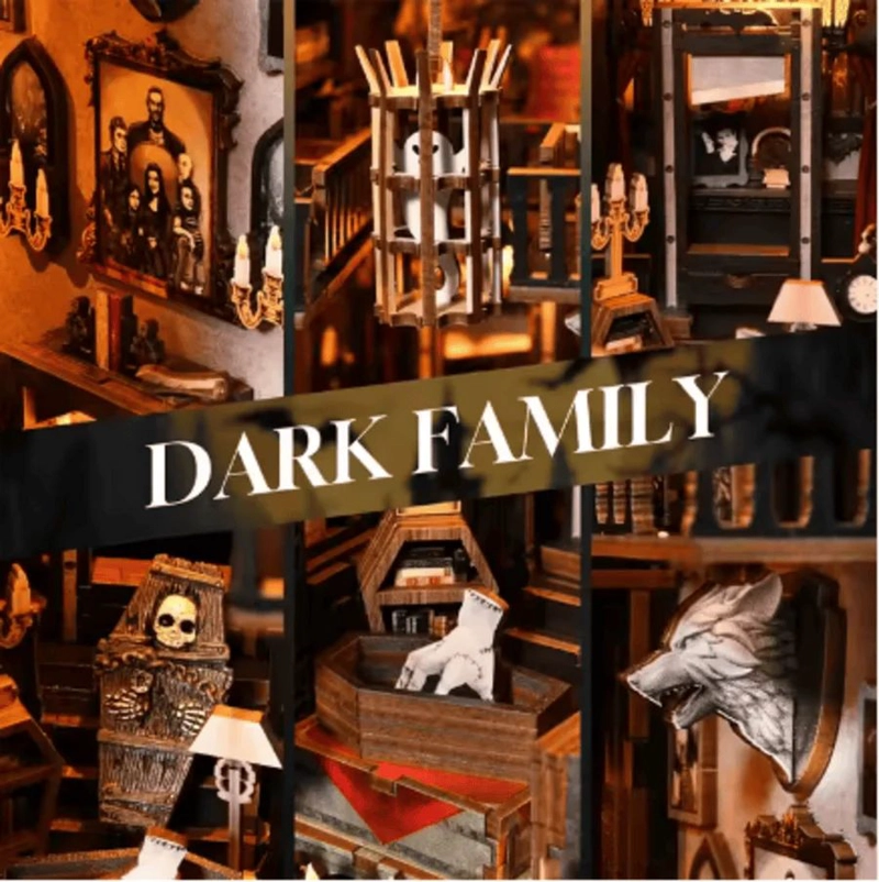 SEPARADOR DE LIBROS - DARK FAMILY - BOOKNOOK - 3