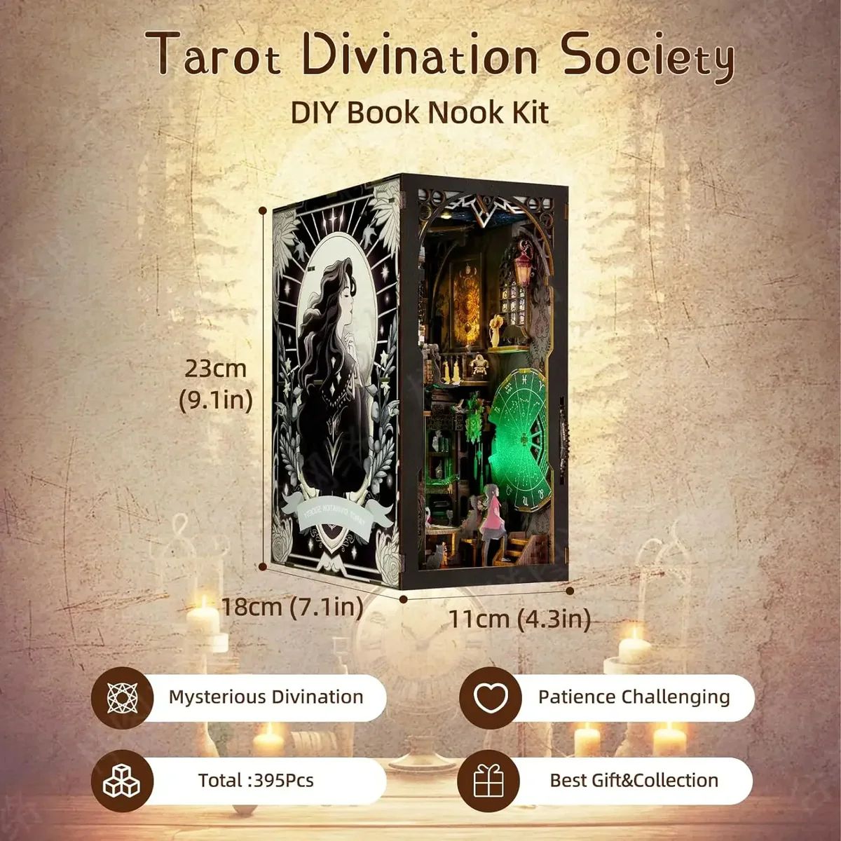 SEPARADOR DE LIBROS - SOCIEDAD DE ADIVINACION DEL TAROT - BOOKNOOK - 2