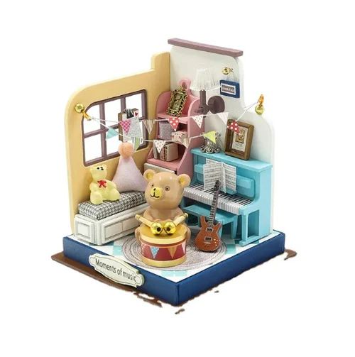 HONGDA - MOMENTS OF MUSIC S2303 - KIT DE CASA DE MUÑECAS MINIATURA - 4