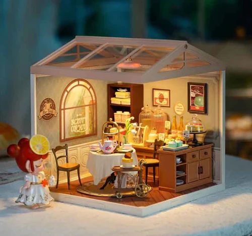 CASA EN MINIATURA PARA ARMAR - SUPER CREATOR SUPER STORE SWEET TEA DW011 - 1